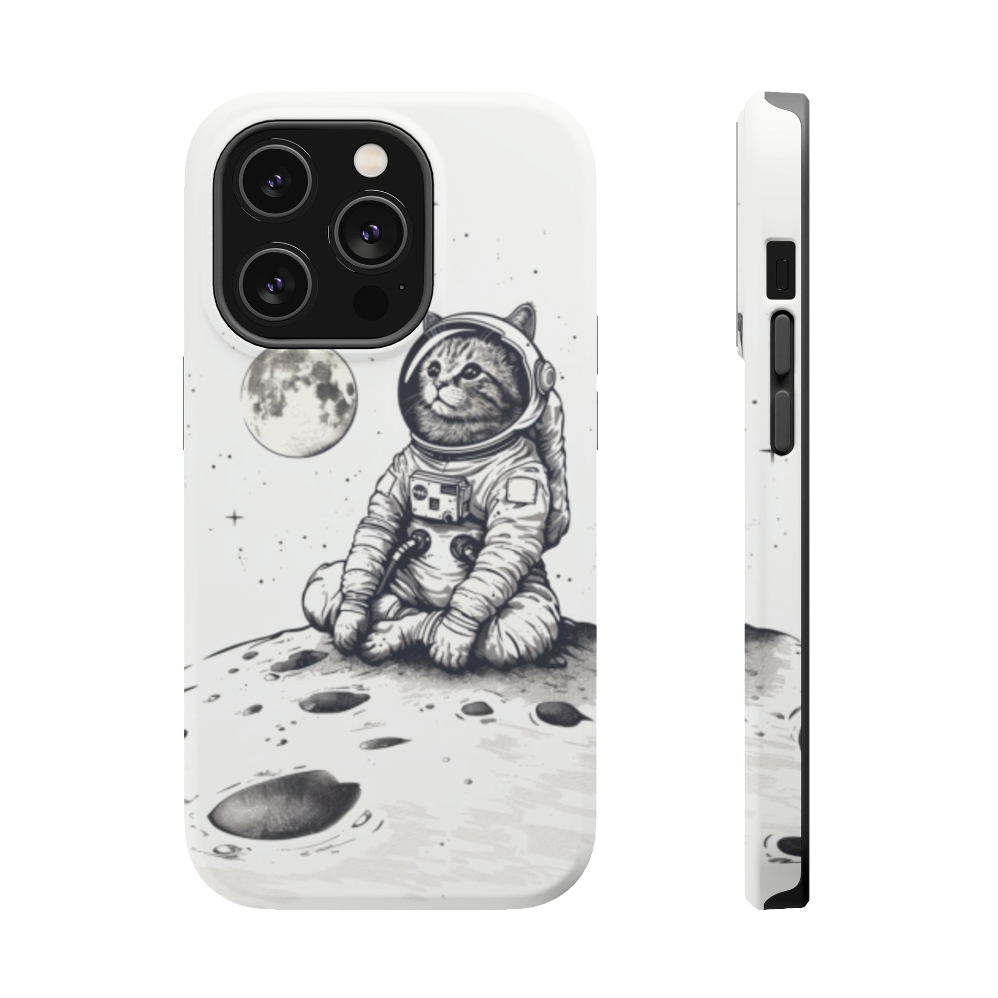 Space Cat MagSafe Tough iPhone Case - Ruppy's Creations