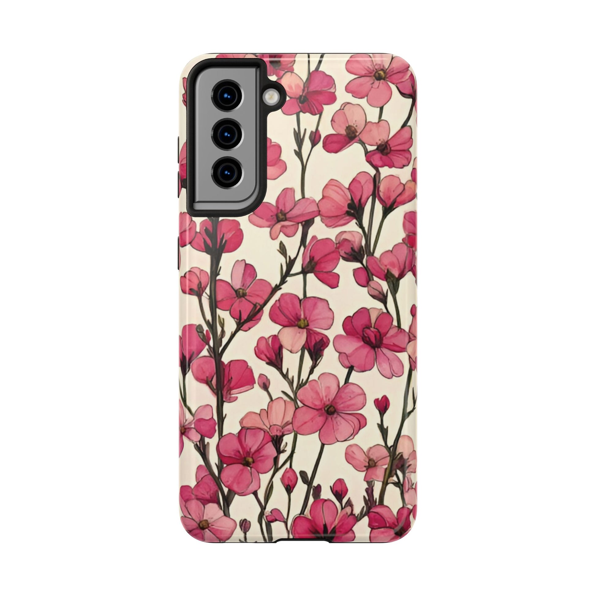 Pink Blossoms Tough Phone Case for iphone & Samsung - Ruppy's Creations