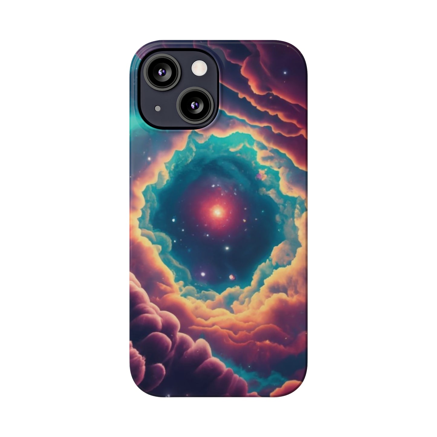 Space Nebula Slim Phone Case For I-phone