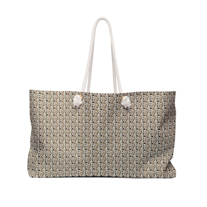 Neutral Color Pattern Weekender Bag - Ruppy's Creations