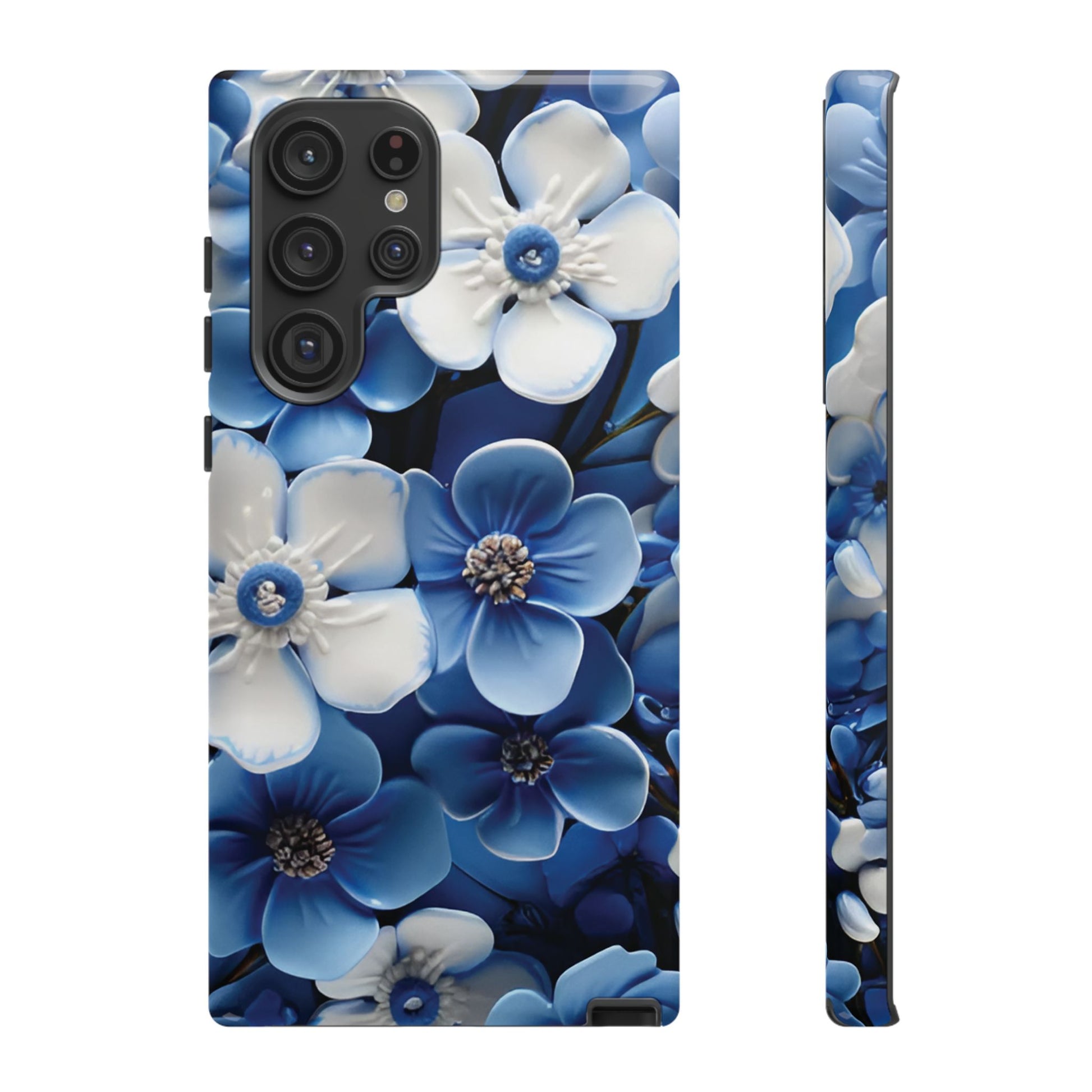 Forget - me - not Tough Cell Phone Case - Ruppy's Creations