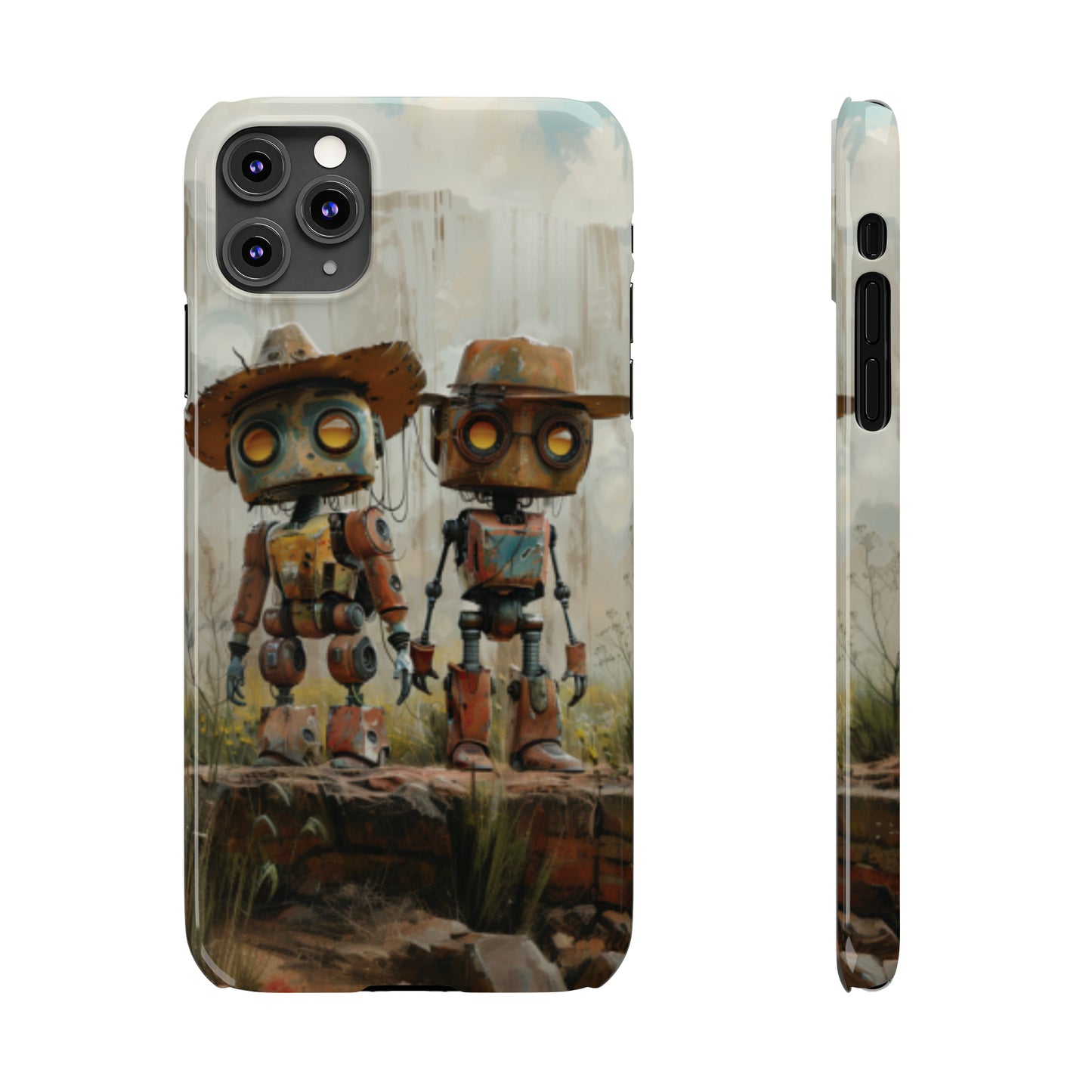 Cowboy Cowbots Slim Phone Case - Ruppy's Creations