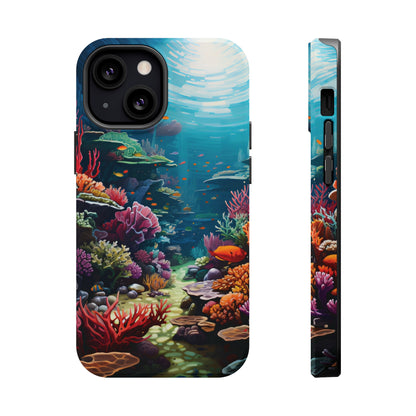 Coral Reef MagSafe Tough Case For I-Phone