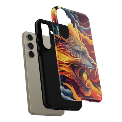 Blazing Beast Cell Phone Tough Case for I Phone, Samsung and Google Pixel