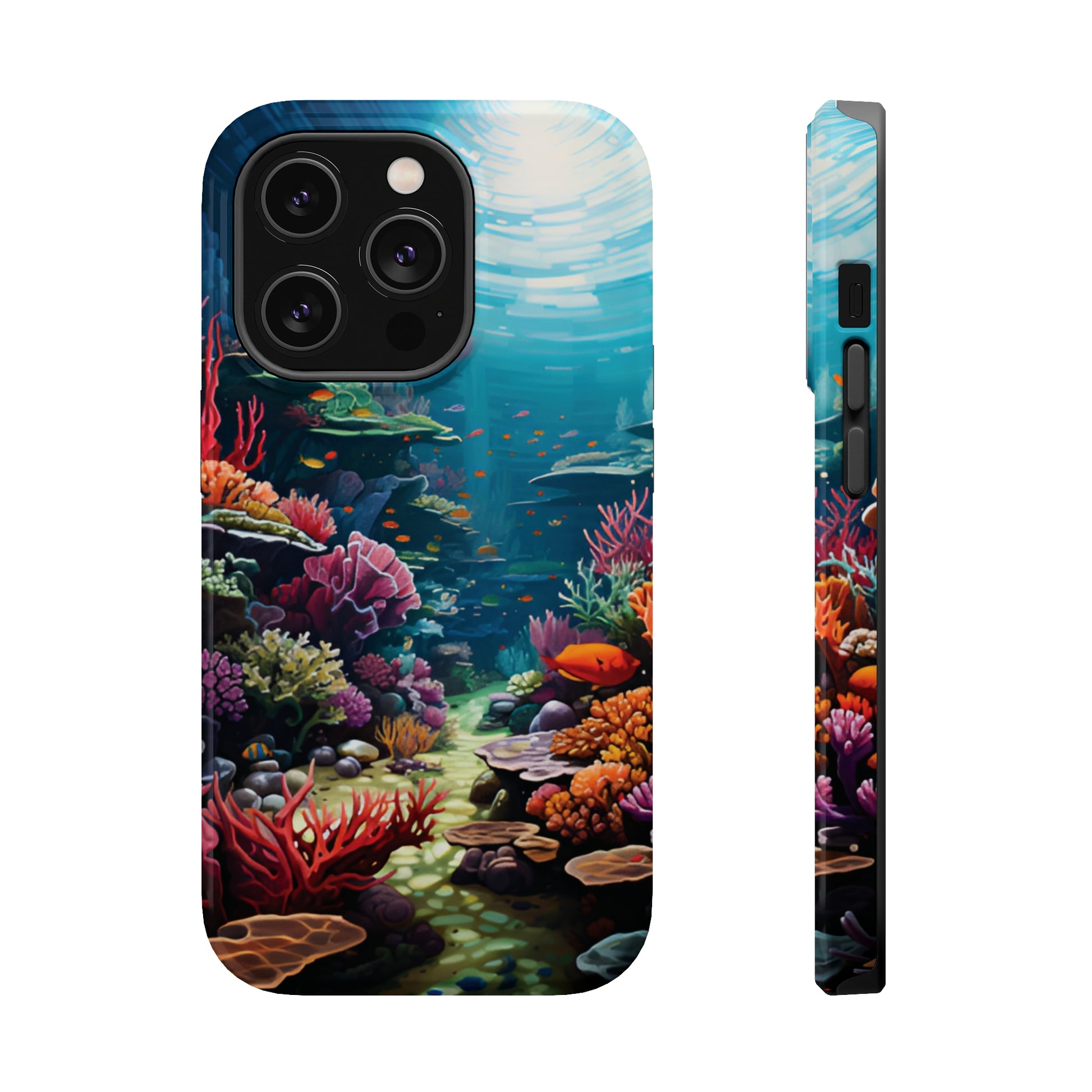 coral reef cell phone accessory