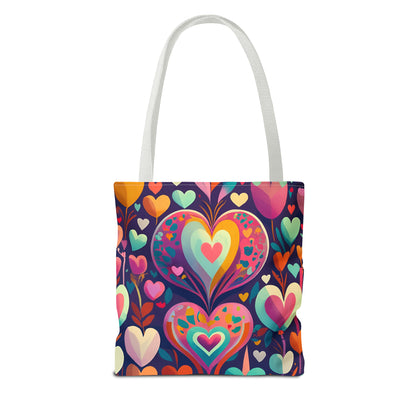 Playful Heart Tote Bag