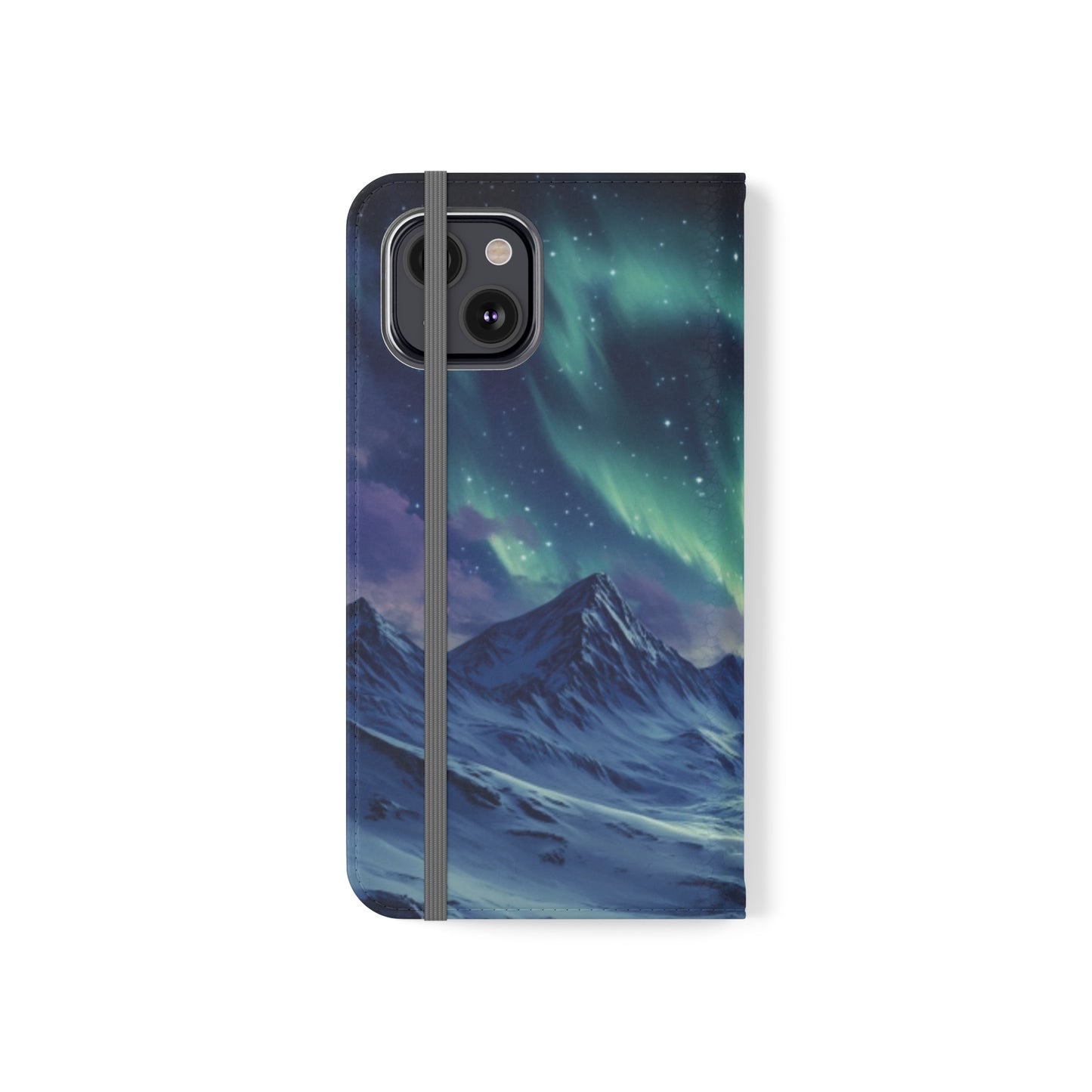 Winter Aurora Folio Phone Case - Ruppy's Creations