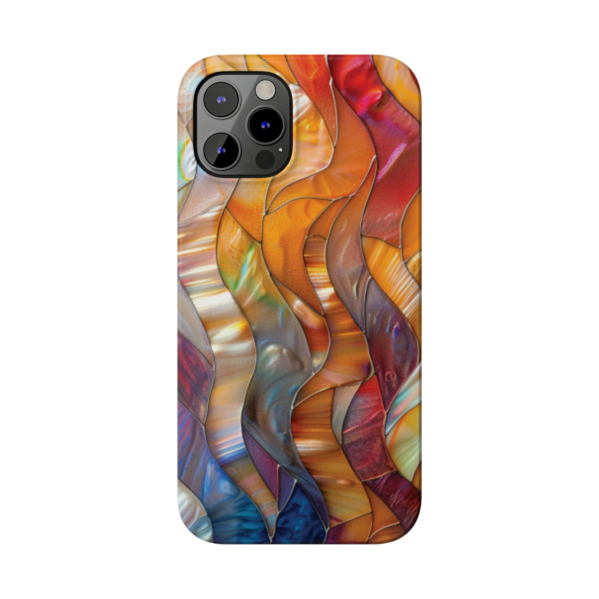 Mother of Pearl Waves Slim iPhone Case - Ruppy's Creations