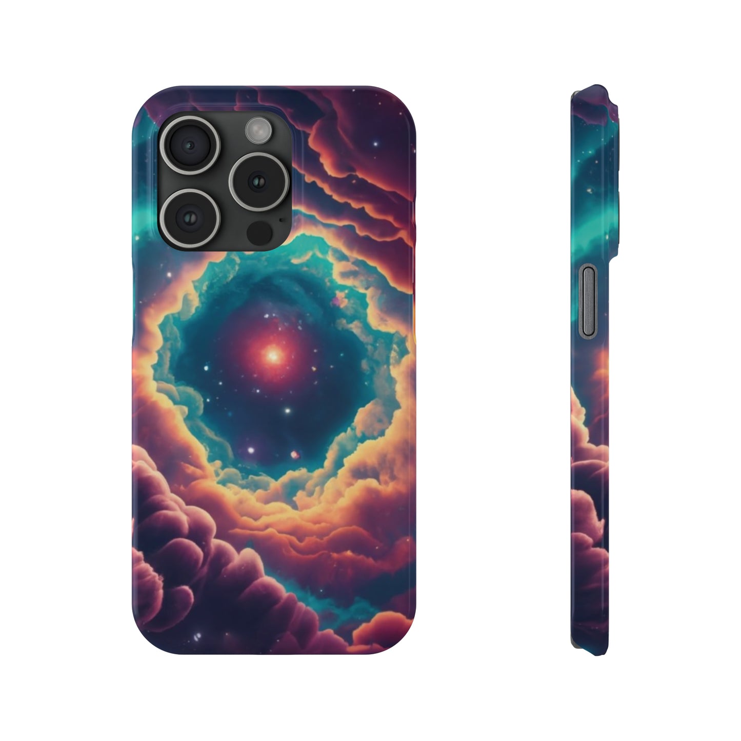 Space Nebula Slim Phone Case For I-phone