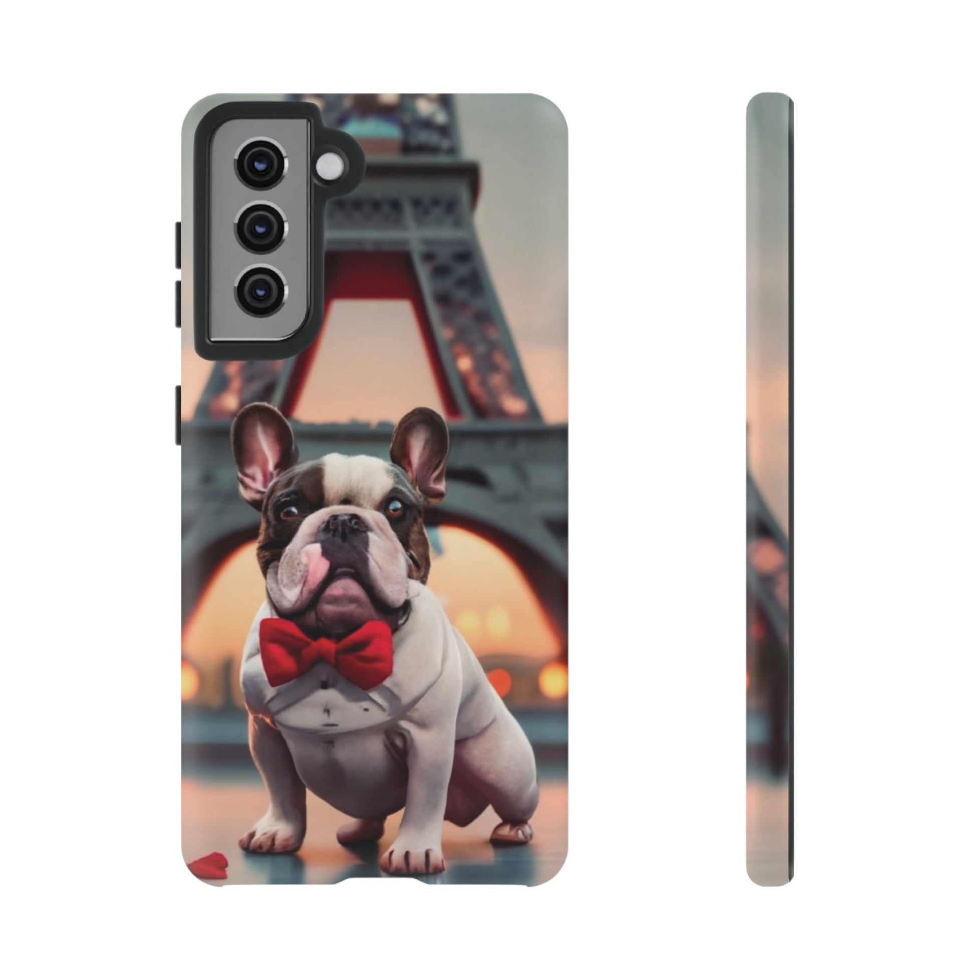 French Bull Dog in Paris Cell Phone Tough Case - Ruppy's Creations