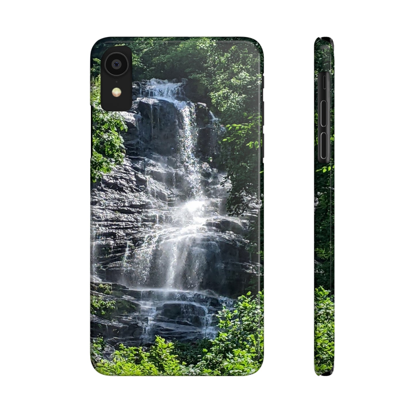 I Phone Waterfall Print Slim Phone Case