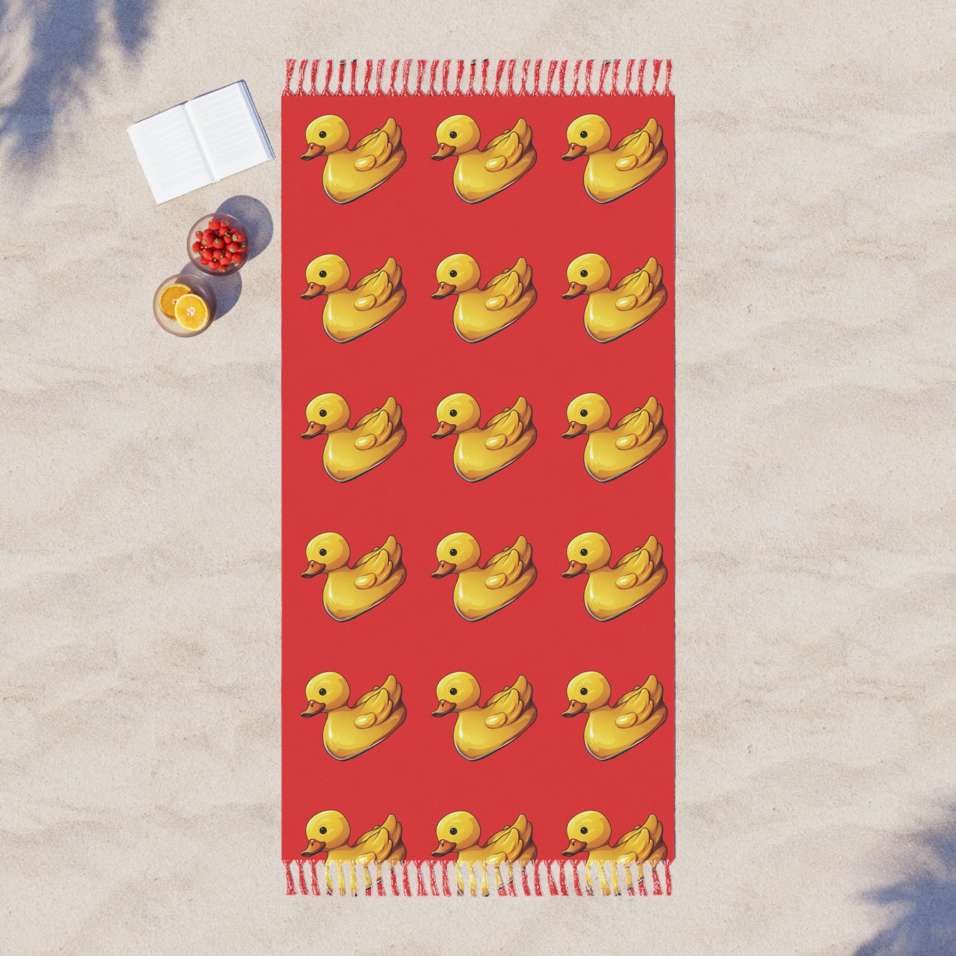 yellow duck beach blanket