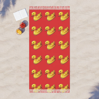 yellow duck beach blanket