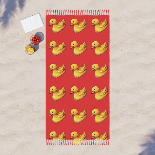 yellow duck beach blanket