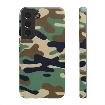 Camouflage Tough Phone Case for I phone, Samsung Galaxy and Google Pixel