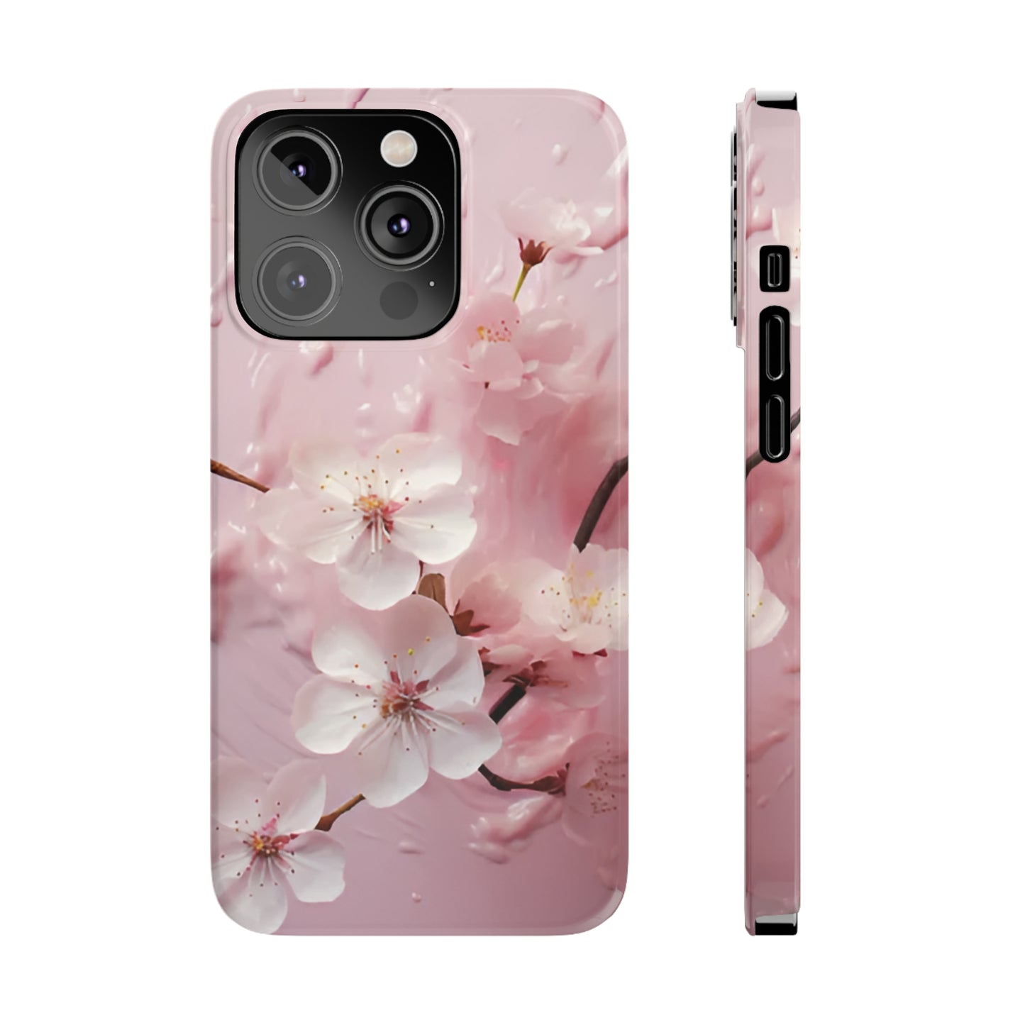 Cherry Blossom Slim Phone Case For I-PHone