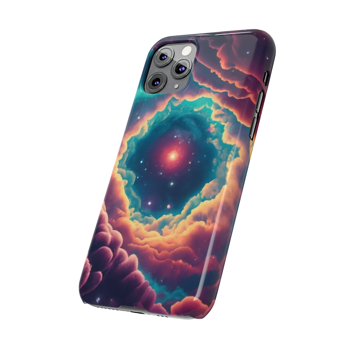 Space Nebula Slim Phone Case For I-phone