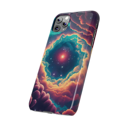 Space Nebula Slim Phone Case For I-phone