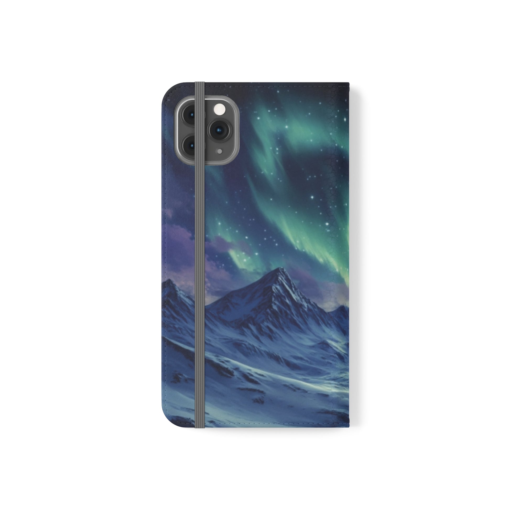 Winter Aurora Folio Phone Case - Ruppy's Creations