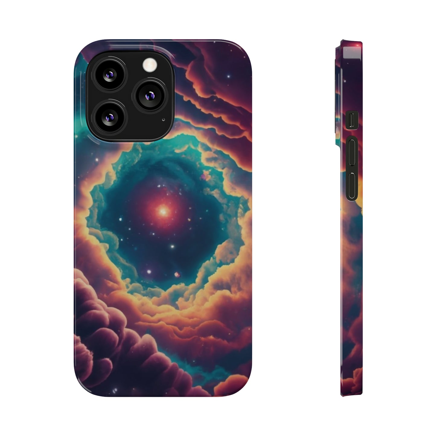 Space Nebula Slim Phone Case For I-phone