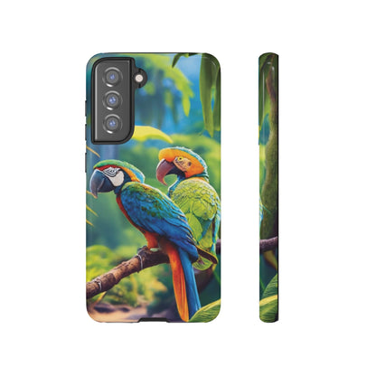 Tropical Birds Tough Cell Phone Cases - Ruppy's Creations