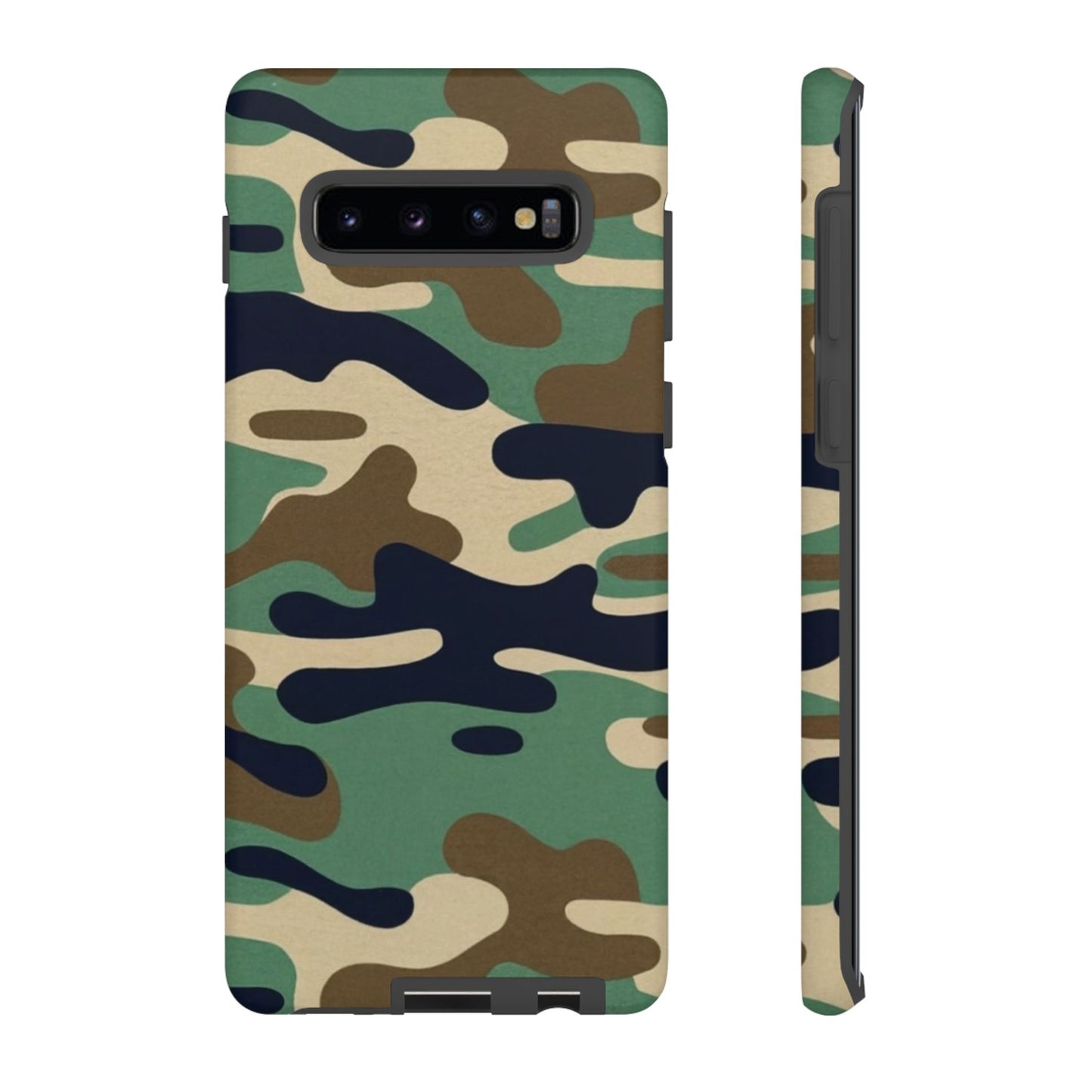 Camouflage Tough Phone Case for I phone, Samsung Galaxy and Google Pixel