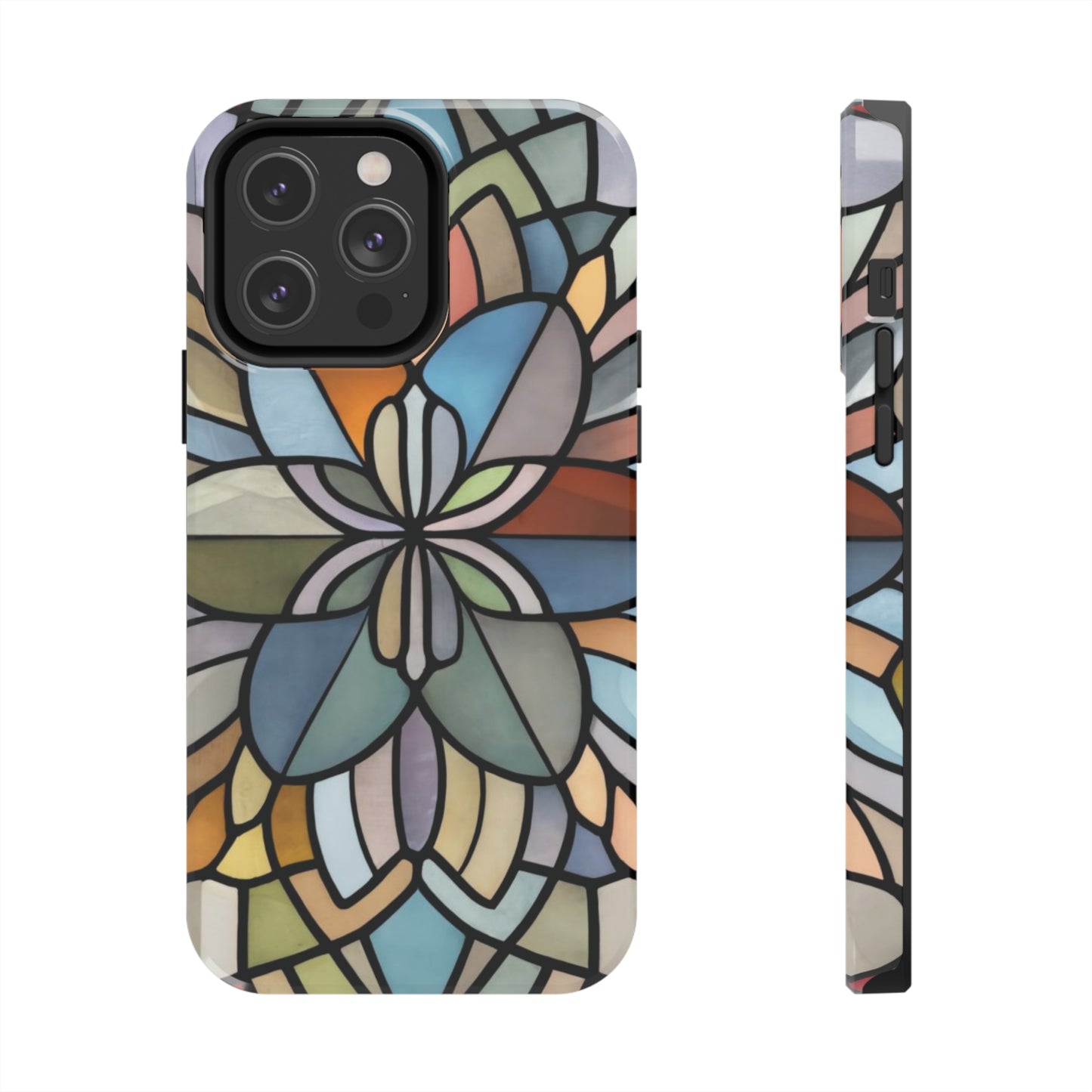 Stained Glass Look Tough Phone Case For I-Phone