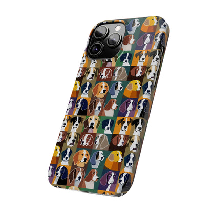 Dog Lovers Print Slim I Phone Case