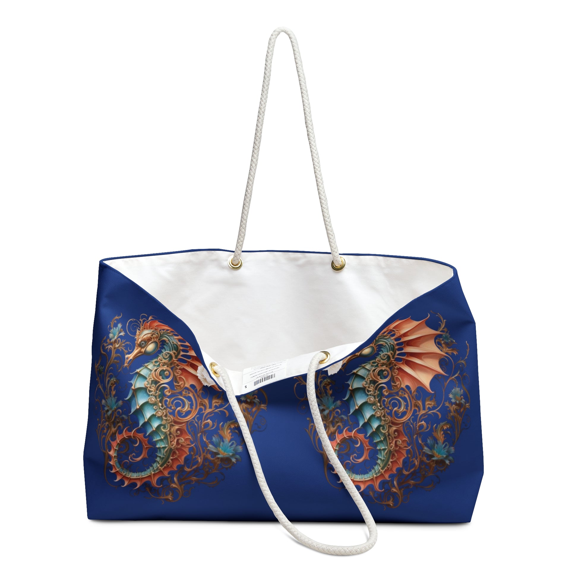 Enchanting Seahorse Beach Bag/Weekender Bag - Ruppy's Creations