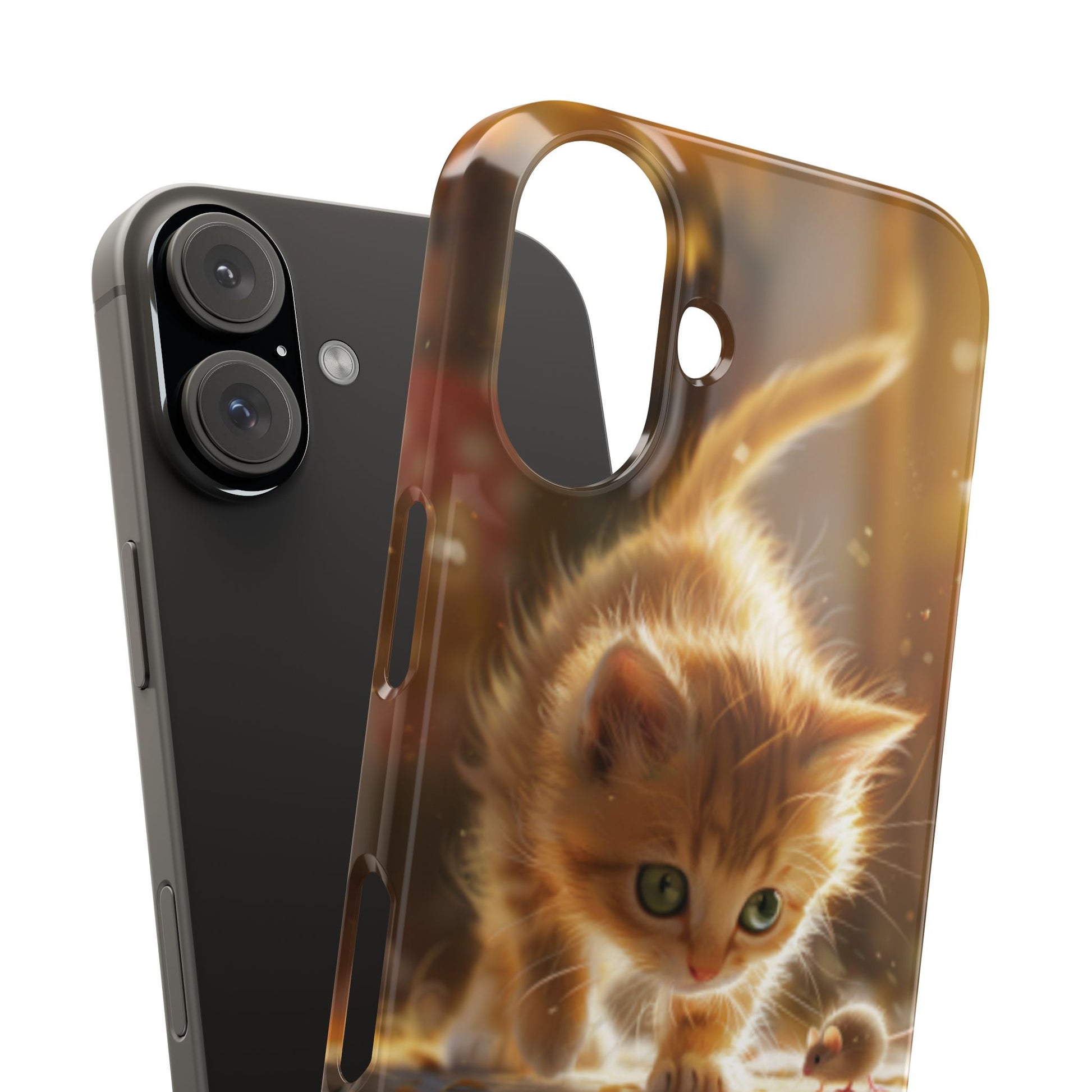 Cat & Mouse Slim iPhone Case - Ruppy's Creations