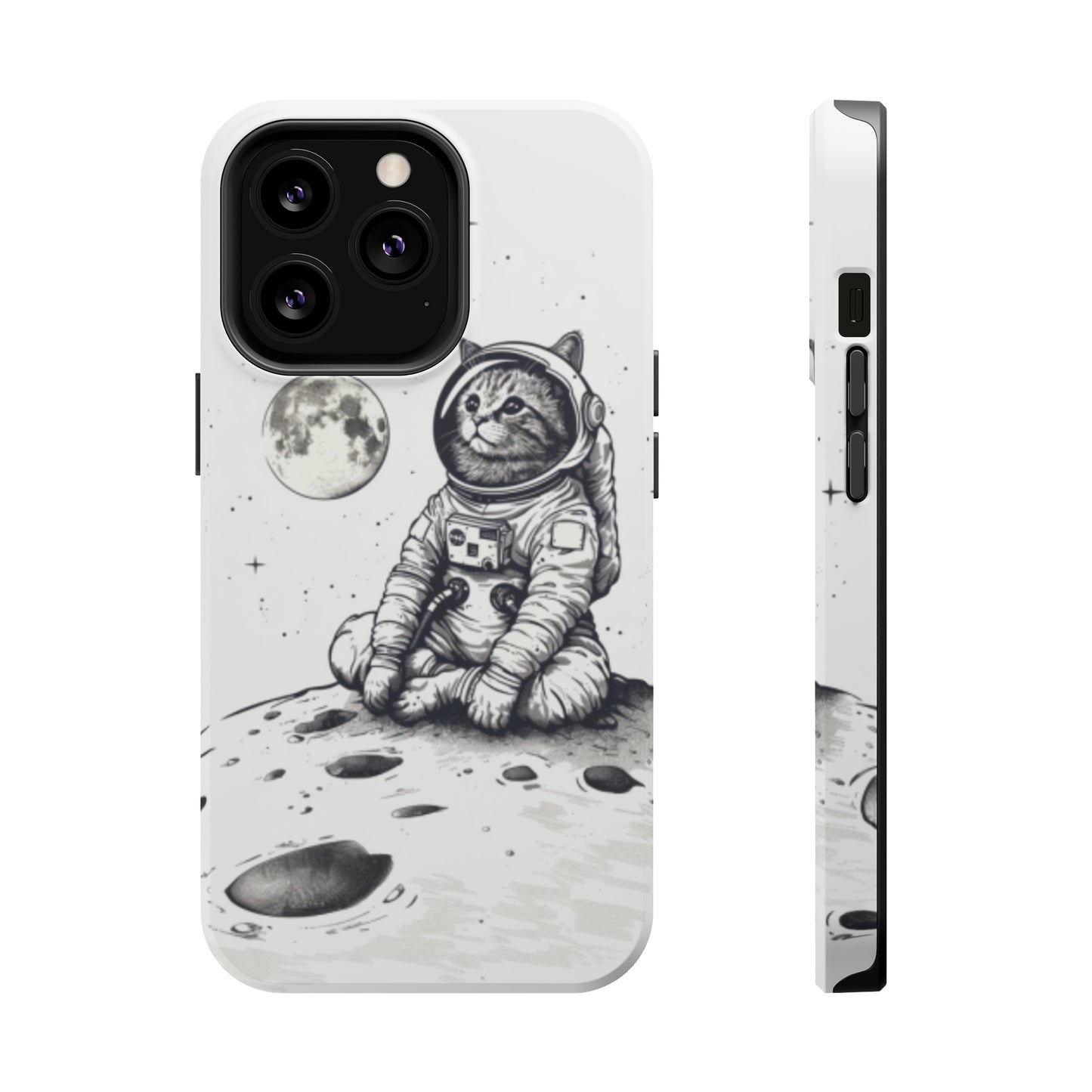 Space Cat MagSafe Tough iPhone Case - Ruppy's Creations