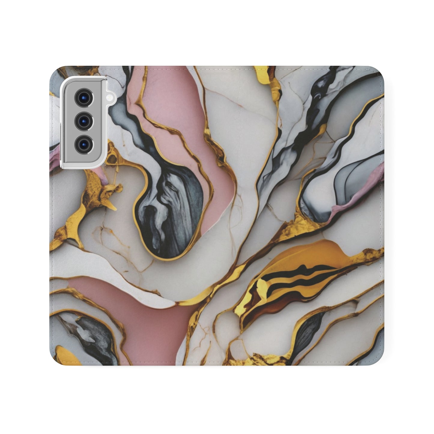 Golden Marble Folio Case