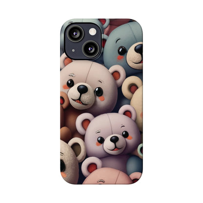 Teddy Bears I phone Slim Phone Cases