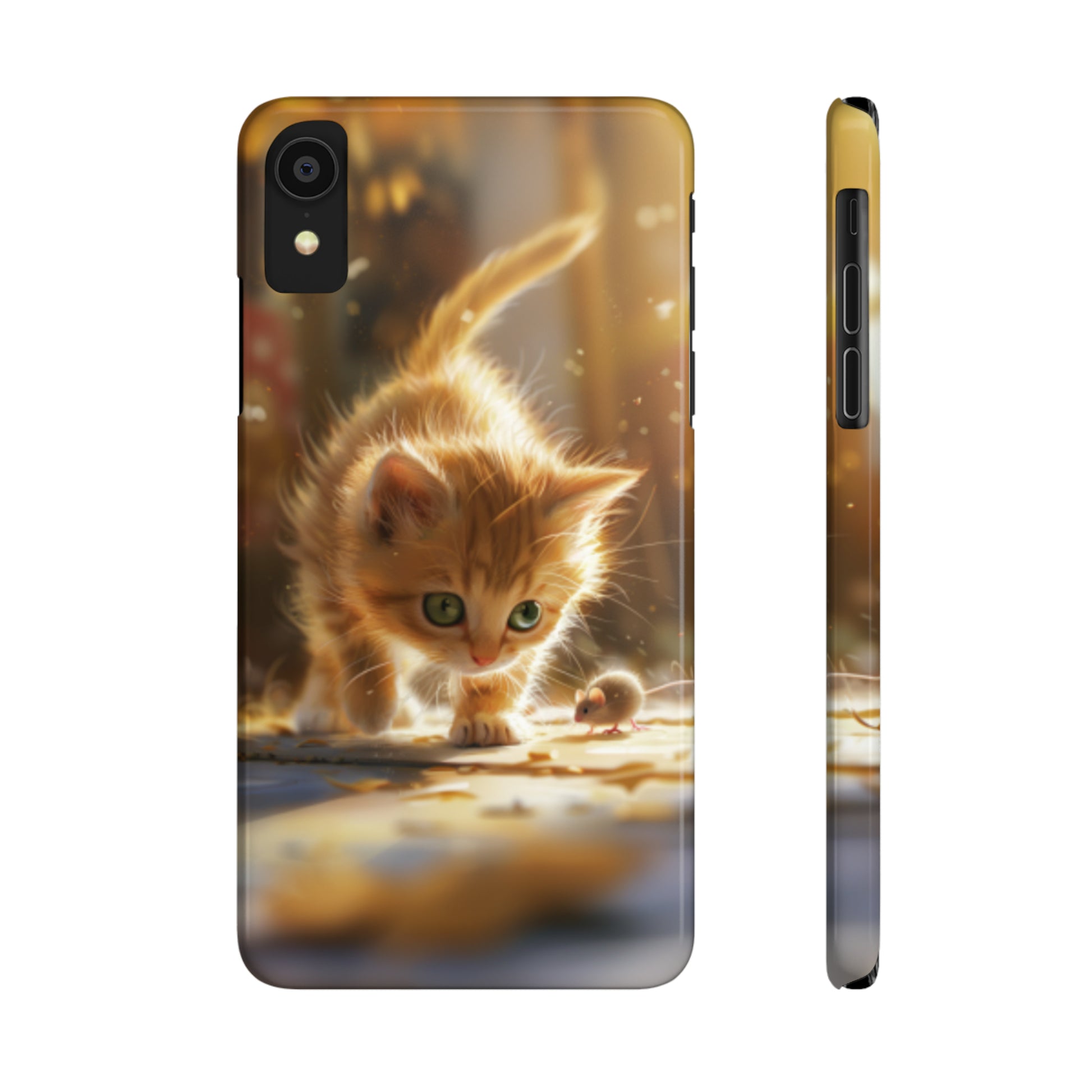 Cat & Mouse Slim iPhone Case - Ruppy's Creations