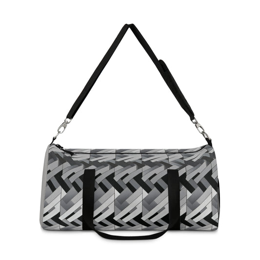 Fashion Weave Print Duffel Bag