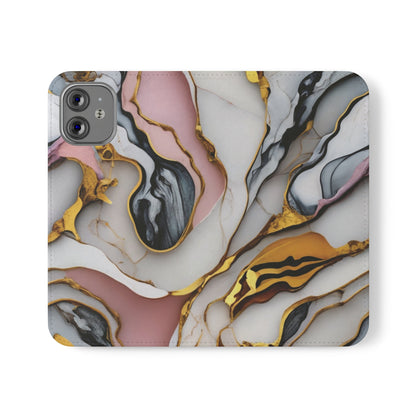 Golden Marble Folio Case