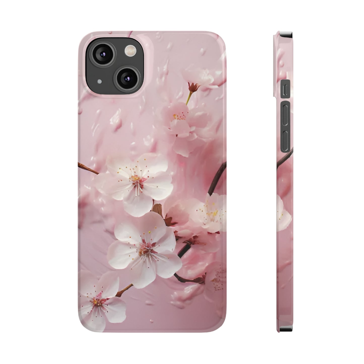 Cherry Blossom Slim Phone Case For I-PHone