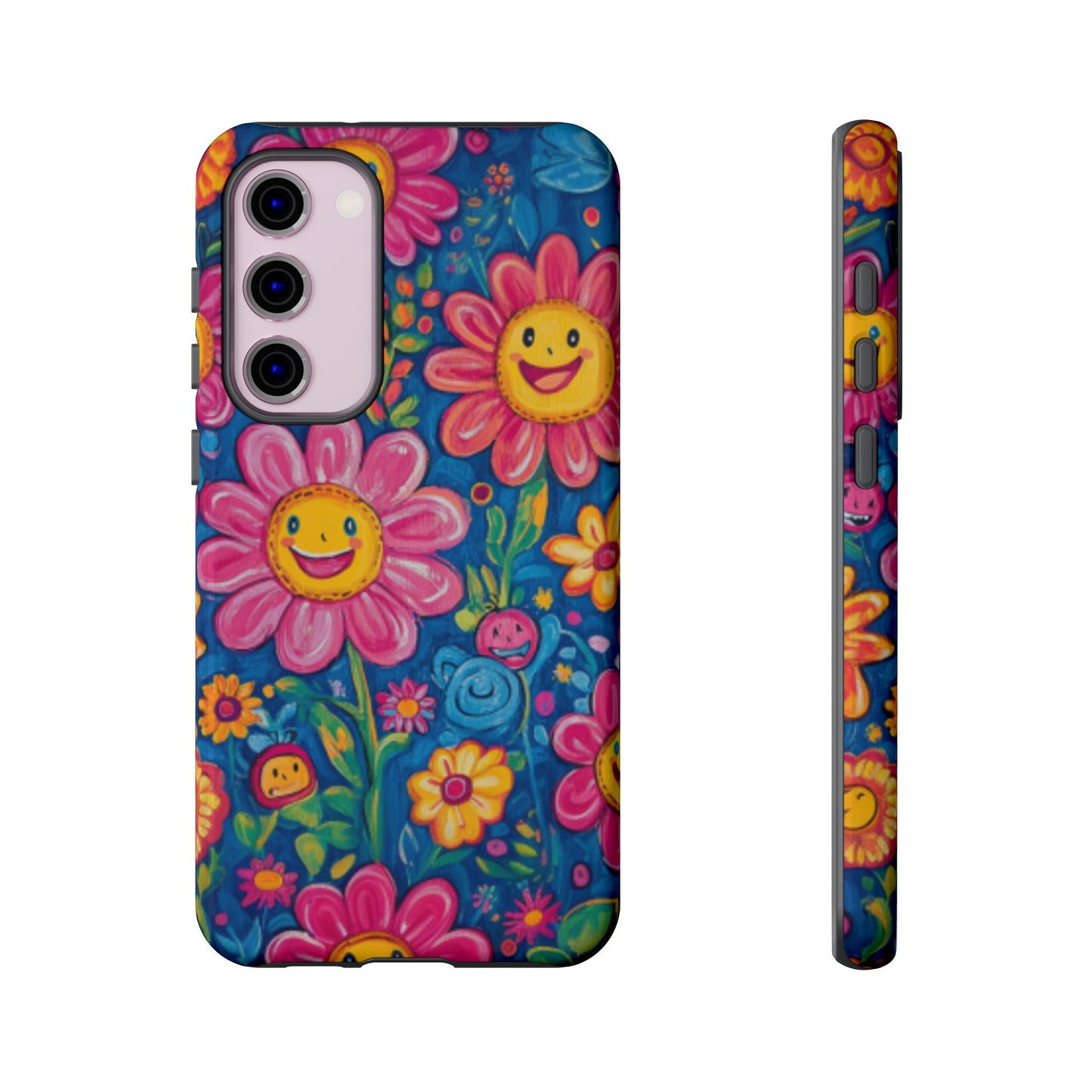 Cheerful Floral Tough Cell Phone Case - Ruppy's Creations