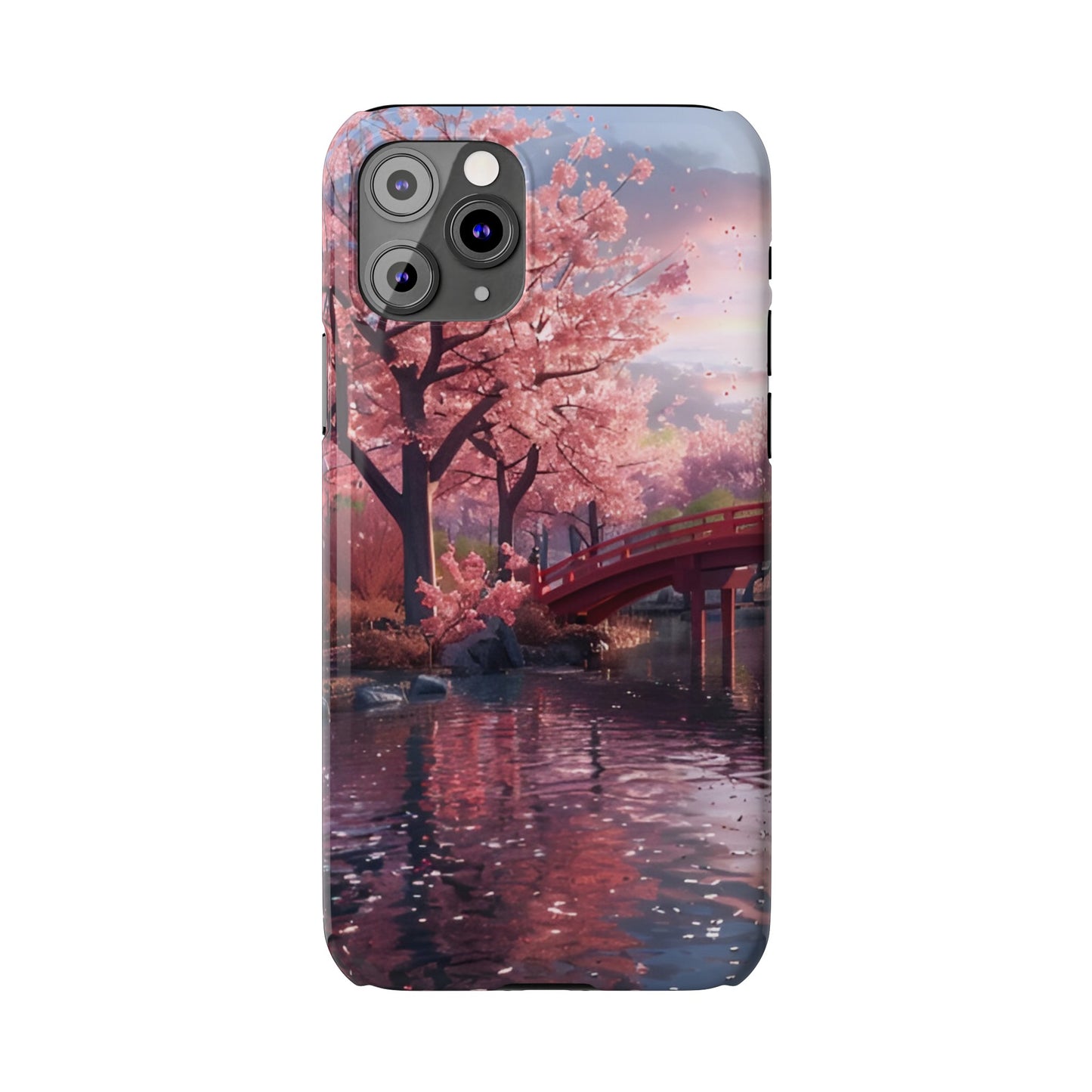 Cherry Blossom Garden Slim iPhone Case - Ruppy's Creations