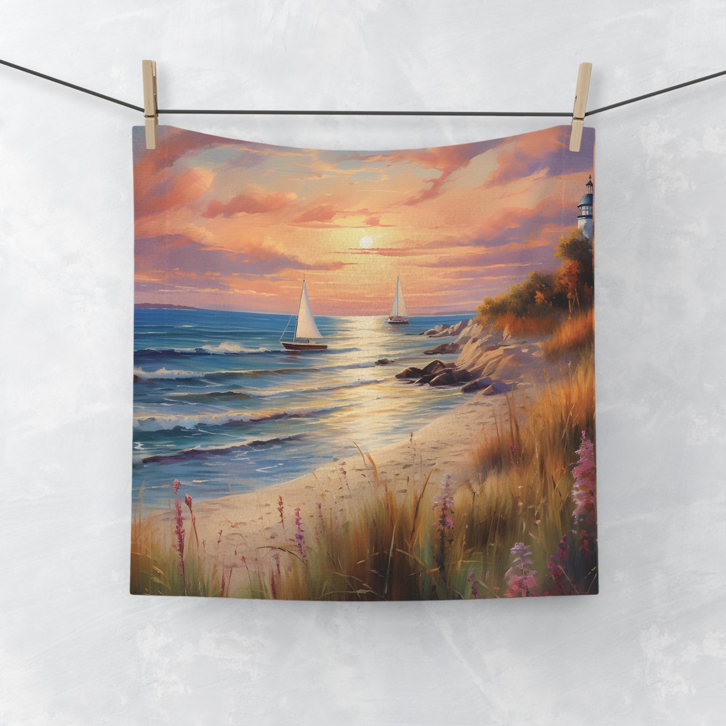 Seaside Retreat Face Towel