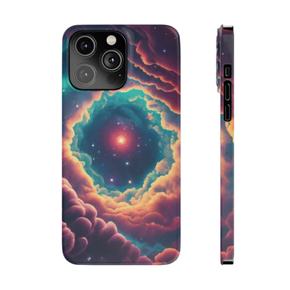 Space Nebula Slim Phone Case For I-phone