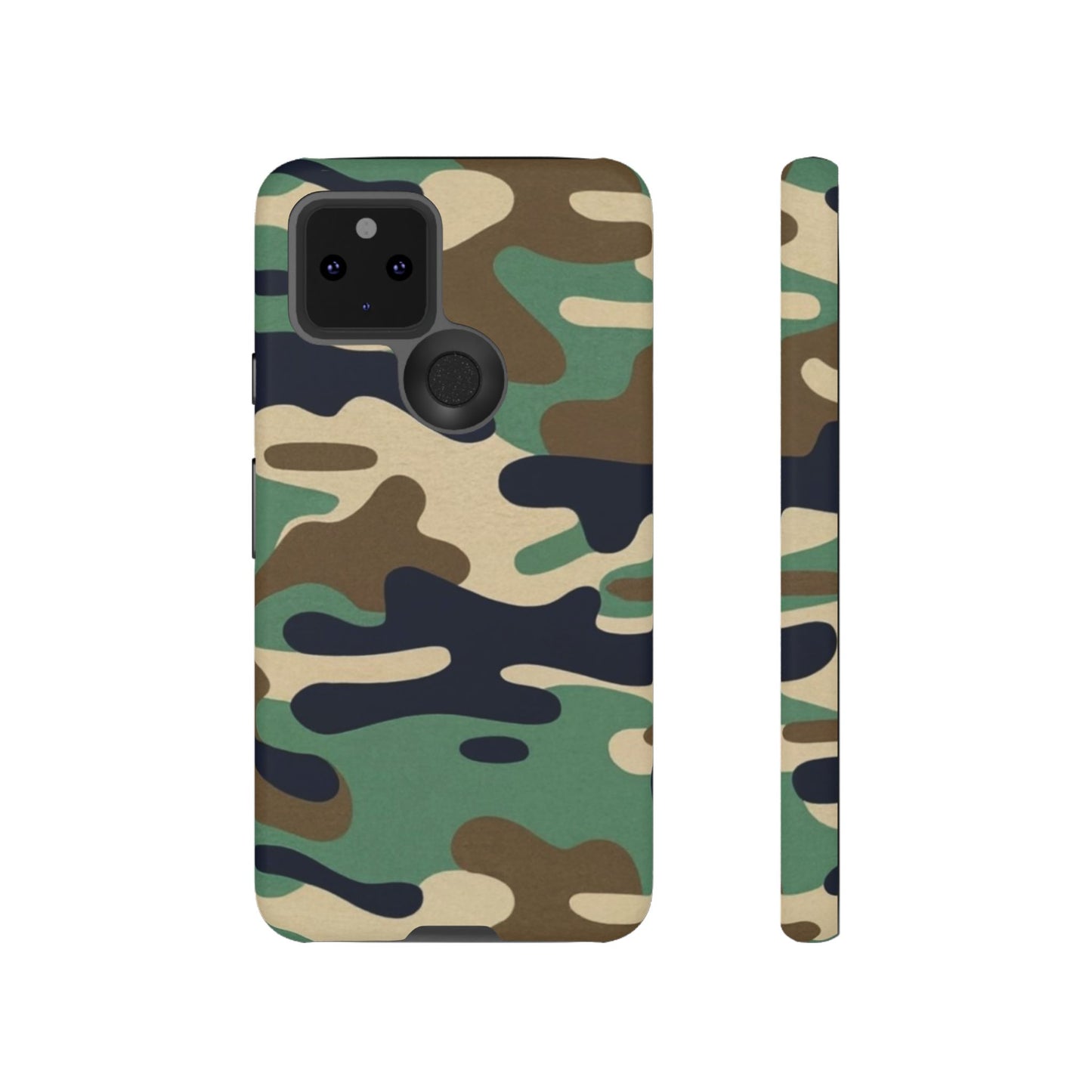 Camouflage Tough Phone Case for I phone, Samsung Galaxy and Google Pixel