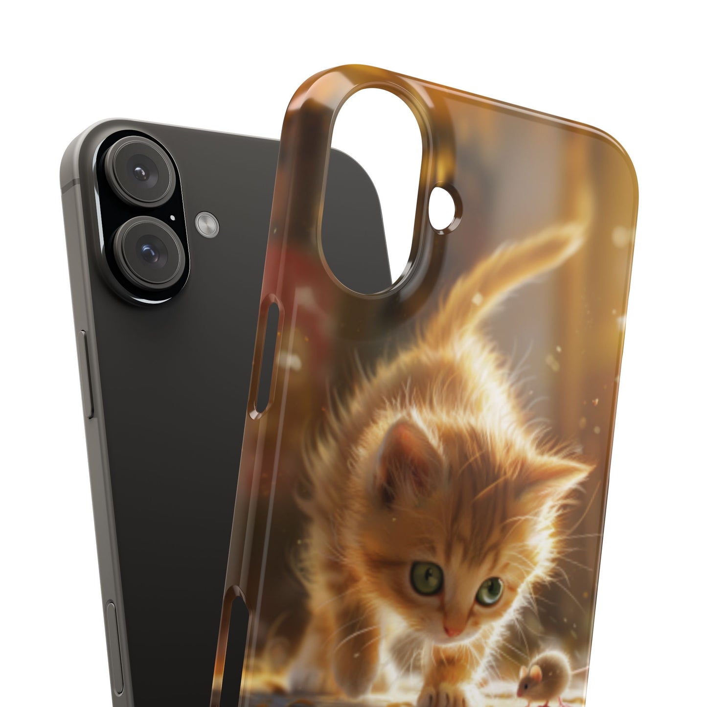 Cat & Mouse Slim iPhone Case - Ruppy's Creations