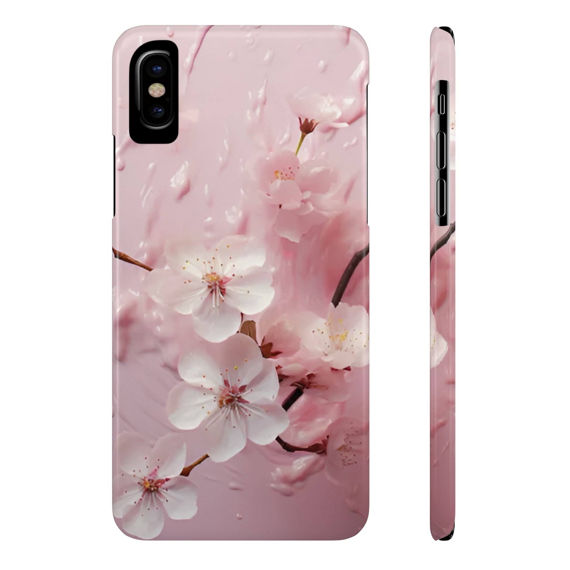 young woman cell phone case