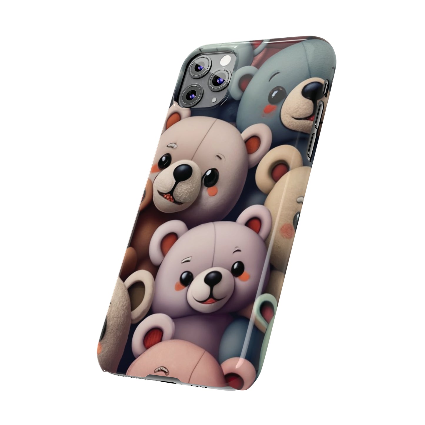 Teddy Bears I phone Slim Phone Cases