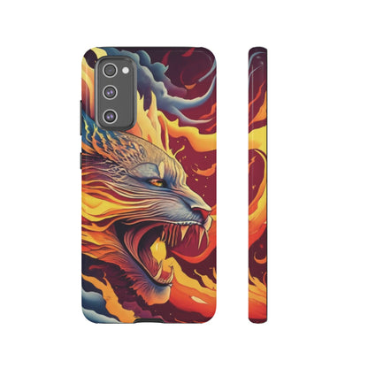 Blazing Beast Cell Phone Tough Case for I Phone, Samsung and Google Pixel