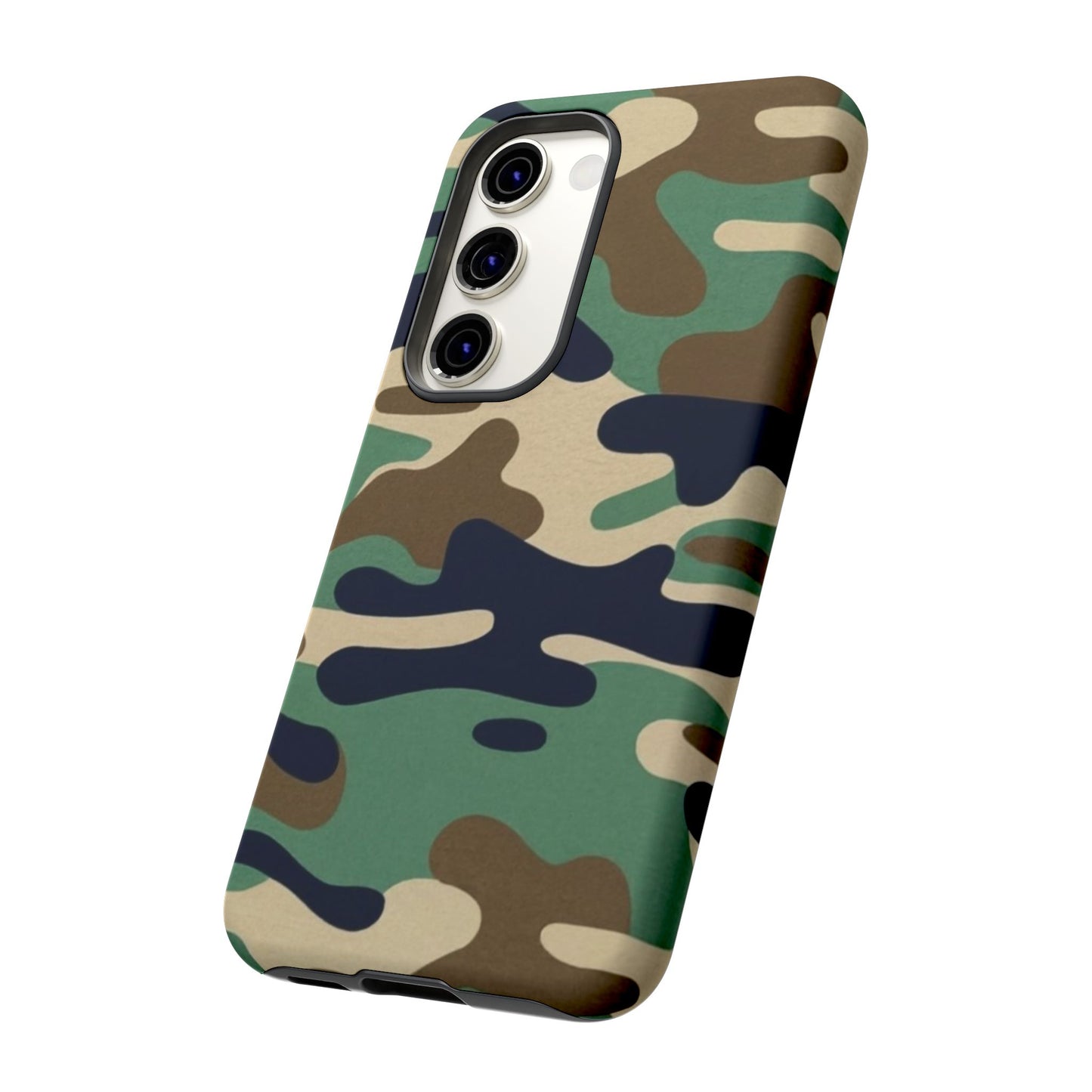 Camouflage Tough Phone Case for I phone, Samsung Galaxy and Google Pixel