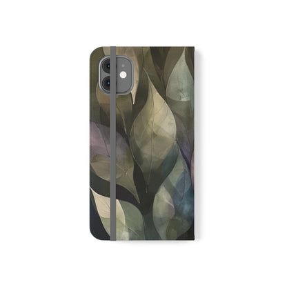 Contempo Leaf Flip Case - Ruppy's Creations