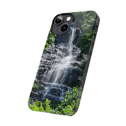 I Phone Waterfall Print Slim Phone Case