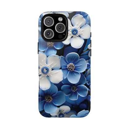 Forget - me - not Tough Cell Phone Case - Ruppy's Creations